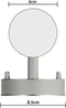 vidaXL Buitenwandlamp met bewegingsdetector roestvrij staal