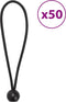 vidaXL - Bungeekoorden - met - ballen - 50 - st - 21x0,5 - cm