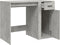 vidaXL - Bureau - 100x49x75 - cm - bewerkt - hout - betongrijs
