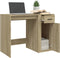 vidaXL - Bureau - 100x49x75 - cm - bewerkt - hout - sonoma - eikenkleurig