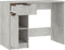 vidaXL - Bureau - 100x50x75 - cm - bewerkt - hout - betongrijs