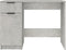 vidaXL - Bureau - 100x50x75 - cm - bewerkt - hout - betongrijs