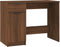 vidaXL - Bureau - 100x50x75 - cm - bewerkt - hout - bruin - eikenkleur