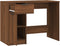 vidaXL - Bureau - 100x50x75 - cm - bewerkt - hout - bruin - eikenkleur