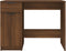 vidaXL - Bureau - 100x50x75 - cm - bewerkt - hout - bruin - eikenkleur