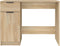 vidaXL - Bureau - 100x50x75 - cm - bewerkt - hout - sonoma - eikenkleurig