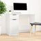vidaXL - Bureau - 100x50x75 - cm - bewerkt - hout - wit