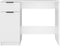 vidaXL - Bureau - 100x50x75 - cm - bewerkt - hout - wit