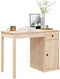 vidaXL - Bureau - 100x50x75 - cm - massief - grenenhout