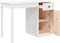 vidaXL - Bureau - 100x50x75 - cm - massief - grenenhout - wit