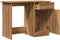 vidaXL - Bureau - 100x50x76 - cm - bewerkt - hout - artisanaal - eikenkleur