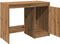 vidaXL - Bureau - 100x50x76 - cm - bewerkt - hout - artisanaal - eikenkleur