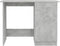 vidaXL - Bureau - 100x50x76 - cm - bewerkt - hout - betongrijs