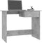 vidaXL - Bureau - 100x50x76 - cm - bewerkt - hout - betongrijs