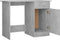 vidaXL - Bureau - 100x50x76 - cm - bewerkt - hout - betongrijs