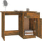 vidaXL - Bureau - 100x50x76 - cm - bewerkt - hout - gerookt - eikenkleurig