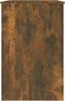 vidaXL - Bureau - 100x50x76 - cm - bewerkt - hout - gerookt - eikenkleurig