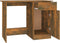 vidaXL - Bureau - 100x50x76 - cm - bewerkt - hout - gerookt - eikenkleurig