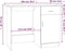vidaXL - Bureau - 100x50x76 - cm - bewerkt - hout - grijs - sonoma - eikenkleurig