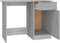 vidaXL - Bureau - 100x50x76 - cm - bewerkt - hout - grijs - sonoma - eikenkleurig