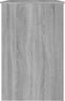 vidaXL - Bureau - 100x50x76 - cm - bewerkt - hout - grijs - sonoma - eikenkleurig