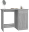 vidaXL - Bureau - 100x50x76 - cm - bewerkt - hout - grijs - sonoma - eikenkleurig