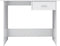 vidaXL - Bureau - 100x50x76 - cm - bewerkt - hout - hoogglans - wit