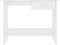 vidaXL - Bureau - 100x50x76 - cm - bewerkt - hout - hoogglans - wit