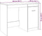vidaXL - Bureau - 100x50x76 - cm - bewerkt - hout - oud - houtkleurig