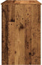 vidaXL - Bureau - 100x50x76 - cm - bewerkt - hout - oud - houtkleurig
