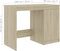 vidaXL - Bureau - 100x50x76 - cm - bewerkt - hout - sonoma - eikenkleurig