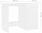 vidaXL - Bureau - 100x50x76 - cm - bewerkt - hout - wit