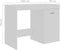 vidaXL - Bureau - 100x50x76 - cm - bewerkt - hout - wit