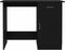 vidaXL - Bureau - 100x50x76 - cm - bewerkt - hout - zwart