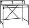 vidaXL - Bureau - 100x50x90 - cm - bewerkt - hout - en - ijzer - grijs - sonoma - eiken