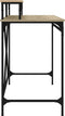 vidaXL - Bureau - 100x50x90 - cm - bewerkt - hout - en - ijzer - sonoma - eikenkleur
