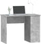vidaXL - Bureau - 100x55x75 - cm - bewerkt - hout - betongrijs