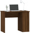 vidaXL - Bureau - 100x55x75 - cm - bewerkt - hout - bruin - eikenkleur