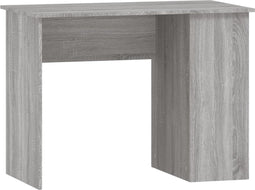 vidaXL - Bureau - 100x55x75 - cm - bewerkt - hout - grijs - sonoma - eikenkleurig