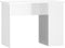 vidaXL - Bureau - 100x55x75 - cm - bewerkt - hout - hoogglans - wit