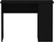 vidaXL - Bureau - 100x55x75 - cm - bewerkt - hout - zwart
