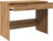 vidaXL - Bureau - 101x50x76,5 - cm - bewerkt - hout - artisanaal - eikenkleur