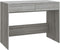 vidaXL - Bureau - 101x50x76,5 - cm - bewerkt - hout - grijs - sonoma - eikenkleurig