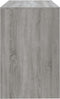 vidaXL - Bureau - 101x50x76,5 - cm - bewerkt - hout - grijs - sonoma - eikenkleurig