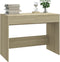 vidaXL - Bureau - 101x50x76,5 - cm - bewerkt - hout - sonoma - eikenkleurig