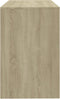 vidaXL - Bureau - 101x50x76,5 - cm - bewerkt - hout - sonoma - eikenkleurig