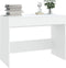 vidaXL - Bureau - 101x50x76,5 - cm - bewerkt - hout - wit