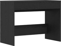 vidaXL - Bureau - 101x50x76,5 - cm - spaanplaat - zwart - eikenkleurig