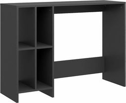 vidaXL - Bureau - 102,5x35x75 - cm - bewerkt - hout - grijs