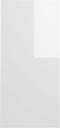 vidaXL - Bureau - 102,5x35x75 - cm - bewerkt - hout - hoogglans - wit